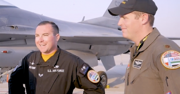 USAF’s Armstrong, Waters on F-16 Demonstration Team Mission, Preparation