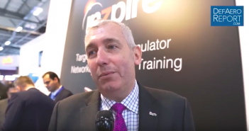 Hugh Griffiths, Inzpire CEO at Farnborough 2018