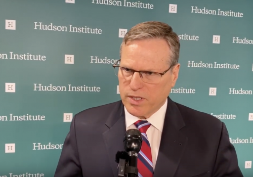 Hudson Institute’s Cronin on Indo-Pacific Strategy Hudson Institute’s Cronin on Indo-Pacific Strategy